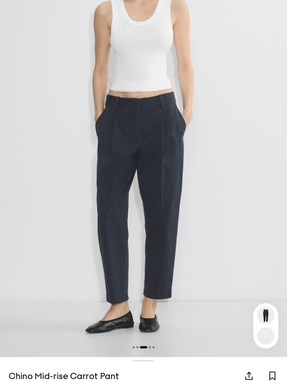 Aritzia Chino Carrot Pant